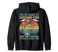 I'm So Good At Catching Fish Bass Fishing Humor Fisherman Zip Hoodie