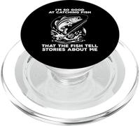 I'm So Good at Catching Fish That The Fish Tell Stories PopSockets PopGrip for MagSafe
