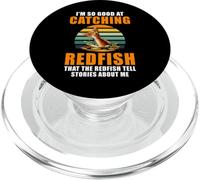 I'm So Good At Catching Redfish They Tell Stories PopSockets PopGrip for MagSafe