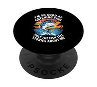 I'm So Good At Fishing - I'm A Legend On The Lake Fisherman PopSockets Adhesive PopGrip