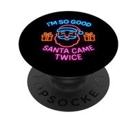I'm so Good Santa Came Funny Adult Joke Christmas PopSockets Adhesive PopGrip