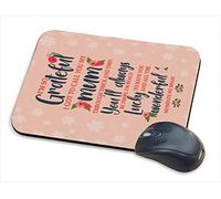 I'm so Grateful to call you my mum Mouse Pad/Mat, Desk-Office PC/Computer Accessories, Mother’s Day special Lovely Message to Mum, Mummy, Mom, Godmother, Grandma.
