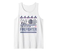 I'm So Hot I Come with My Own | Firefighter Girlfriend Tank Top