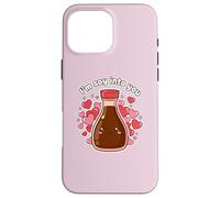 I'm So Into You Cute Bottle Soy Sauce Kawai Valentine Couple Case for iPhone 16 Pro Max