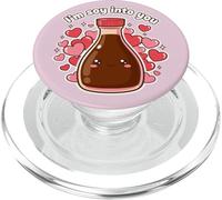 I'm So Into You Cute Bottle Soy Sauce Kawai Valentine Couple PopSockets PopGrip for MagSafe