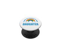 I'm So Proud of My Daughter Rainbow Gay Pride Parade Parent PopSockets Adhesive PopGrip