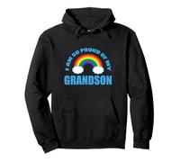 I'm So Proud of My Grandson Rainbow Gay Pride Grandparent Pullover Hoodie