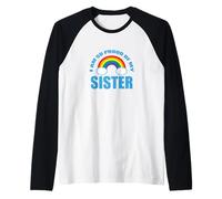I'm So Proud of My Sister Rainbow Gay Pride Parade Raglan Baseball Tee