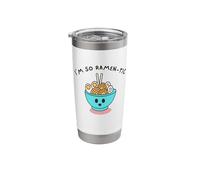 I'm so Ramen-tic Romantic Funny Ramen Noodles Design Stainless Steel Insulated Tumbler