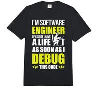 I'm Software Engineer of Course I Have a Life Coder Comfort Colors Adult Heavyweight T-Shirt