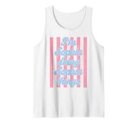 I'm Sophia Doing Sophia Things Cute Girl's Pink Stripe Tank Top