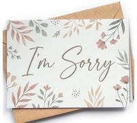 I'm Sorry Apology Card - Thoughtful Im Sorry Card for Relationships and Friendships - Simple and Heartfelt Sorry Greeting Card for Men, Women - Apology Gifts for her, him - NUM 376