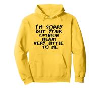 I'm Sorry But Your Opinion Means Very Little To Me Pullover Hoodie