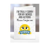 I'm sorry Card, gifts for men, women, female, male, him, her, presemts for Christmas, I'm trully sorry for my words and actions, please forgive me, A5-178_227