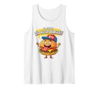 I'm Sorry Did He Say Burger?! Tee Funny Meme Graphic Outfit Tank Top