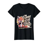 I'm Sorry Did I Offend You with My Common Sense - Value Graphic T-Shirt, Women, Black, XL