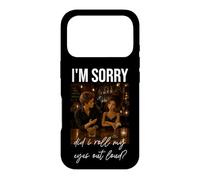 I'm Sorry Did I Roll My Eyes Out Loud? Girl Meme Figurine Case for iPhone 17 Pro