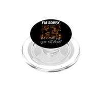 I'm Sorry Did I Roll My Eyes Out Loud? Girl Meme Figurine PopSockets PopGrip for MagSafe