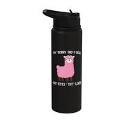 I'm Sorry Did I Roll My Eyes Out Loud Wooled Sheep Lover Stainless Steel Insulated Water Bottle