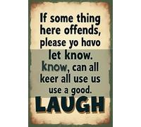 I'm Sorry for What I Said When I was Hungry Metal Signmetal Tin Sign for Wall Decor Iron Door Accessories Poster Gifts12X8 Inch