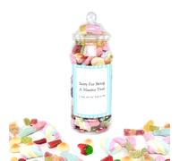 I'm Sorry Gift - Apology Present - Personalised Sweet Jar with Sweets Included - Custom Message Pick n Mix Gift Jar **ORDER WILL BE POSTED MONDAY 18TH AUGUST**