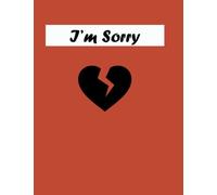 I'm Sorry: gift notebook, apologizing, best way to say sorry/ notebook for journal and multiple usages