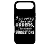 I'm Sorry, I Don't Take Orders, I Barely Take Suggestions Case for iPhone Air