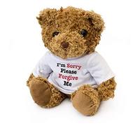 I'm Sorry Please Forgive ME - Adorable Lovely Soft Brown Teddy Bear - Gift Present Apology