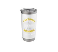 I'm Sorry the Nice Bartender is on Vacation Bartender Stainless Steel Insulated Tumbler