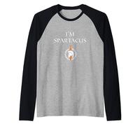 I'm Spartacus, Funny, Novelty Raglan Baseball Tee