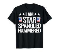 I'm Star Spangled Hammered USA Drinker Patriotic 4th of July T-Shirt