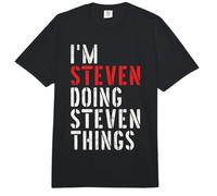 I'm Steven Doing Steven Things First Name Steven Comfort Colors Adult Heavyweight T-Shirt