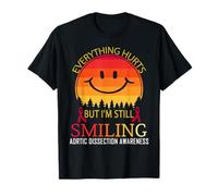 I'm still smiling aortic dissection Awareness T-Shirt