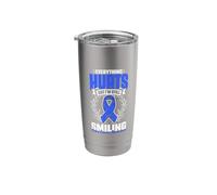 I'm Still Smiling Colon Survivor Support Colorectal Cancer Stainless Steel Insulated Tumbler