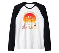 I'm Still Smiling Post-polio Syndrome Awareness Raglan Baseball Tee