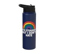 I'm Straight But I Don't Hate Stainless Steel Insulated Water Bottle