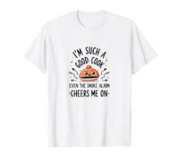 Im Such A Good Cook Smoke Alarm Cheers Me On Funny T-Shirt, Men, White, L