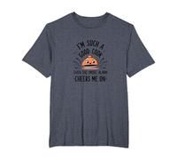 Im Such A Good Cook Smoke Alarm Cheers Me On Funny T-Shirt, Men's Big and Tall, Heather Blue, 5X Tall