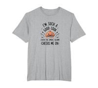 Im Such A Good Cook Smoke Alarm Cheers Me On Funny T-Shirt, Men's Big and Tall, Heather Grey, 5X Tall