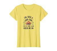 Im Such A Good Cook Smoke Alarm Cheers Me On Funny T-Shirt, Women, Lemon, XS