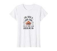Im Such A Good Cook Smoke Alarm Cheers Me On Funny T-Shirt, Women, White, XL