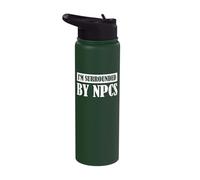 I'm Surrounded by NPCs Stainless Steel Insulated Water Bottle
