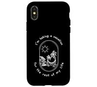 I'm Taking A Vacation For The Rest Of My Life (Beach) Case for iPhone X/XS