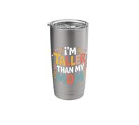 I'm Taller Than My Mom Kid Growth Jokes - Stainless Steel Insulated Tumbler