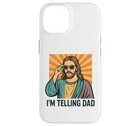 I'm Telling Dad Funny Jesus Case for iPhone 14