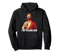 I'm Telling Dad Funny Jesus Faith Unapologetic Christian Pullover Hoodie