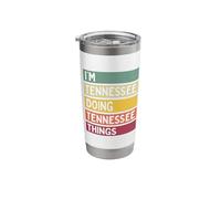 I'm Tennessee Doing Tennessee Things Funny Personalized Stainless Steel Insulated Tumbler