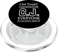 I'm That Handsome C.J. Everyone Is Talking About PopSockets PopGrip for MagSafe