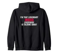 I'm That Legendary indigo Everyone ist Talking About Zip Hoodie