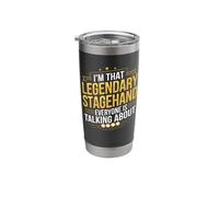I'm That Legendary Stagehand Everyone is Talking About Stainless Steel Insulated Tumbler